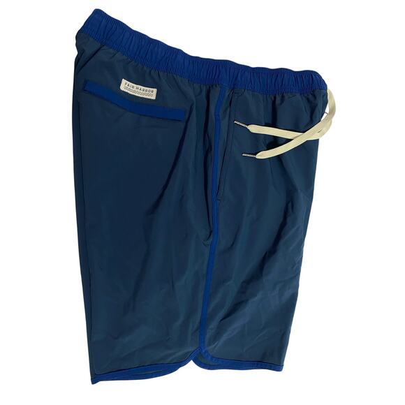Fair Harbor Shorts Size L Blue Drawstring Waist Lightweight - Picture 1 of 8